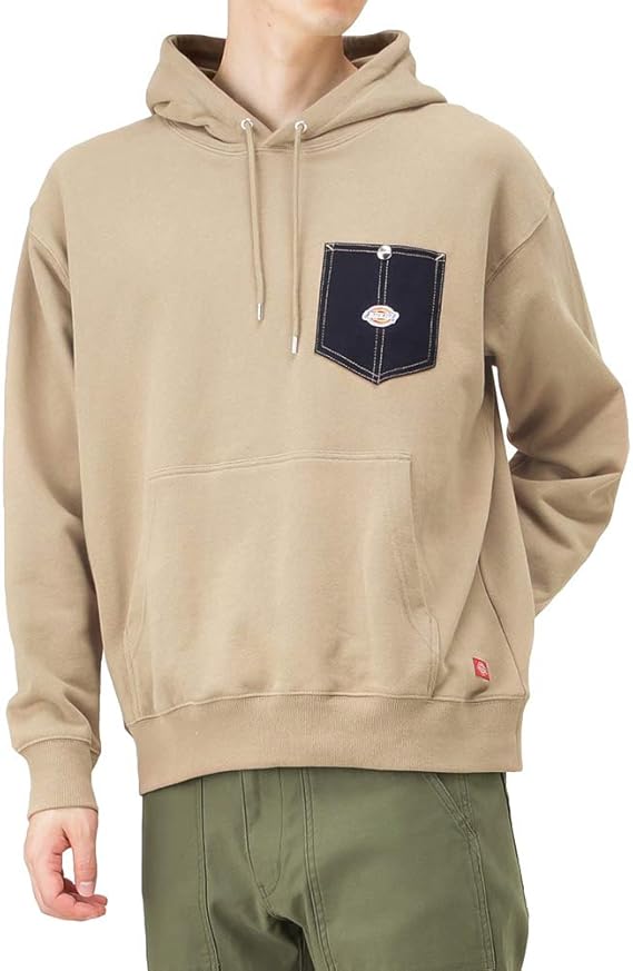 Amazon Dickies ディッキーズ パーカー トレーナー 長袖 プルオーバー メンズ ポケット切替パーカー スウェット ポケット 0474 5716 ベージュ Xl トレーナー パーカー 通販