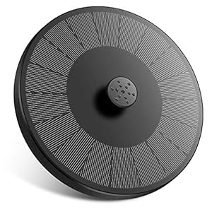 Gocheer Upgraded Solar Fountain, 3.5W 9V Bird Bath Water Pump Free-Standing Floating Solar Powered Fountain Pump with…