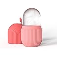 LO MERECES Ice Roller for Face, Ice Cube Facial Roller Massager, Reusable Silicone Face/Neck Ice Mold for Skin Care, Reduce Migraine Pain, De-Puff Eye Bags