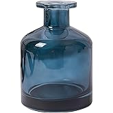 150ml/5oz Blue Empty Glass Diffuser Bottle Aromatherapy Jar Container Fragrance Accessories Use for DIY Replacement Diffuser Sticks Sets Essential Oils Crafts Decor