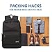 Backpack, Travel Water Resistant School Backpacks Canvas College Student Book Bag, Laptop Backpack with USB Charging Port for Women Men Fits 15.6