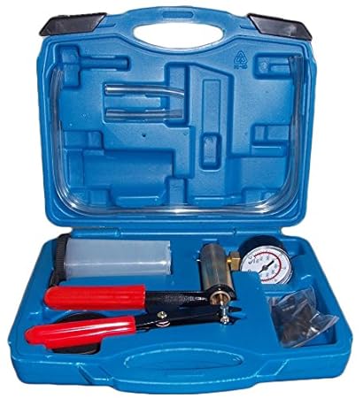 SLPRO® Bremsenentlüfter Bremsenentlüftungsgerät Vakuum Vakuumpumpe Vakuumtester Set Anzeige bis 760 mm Hg