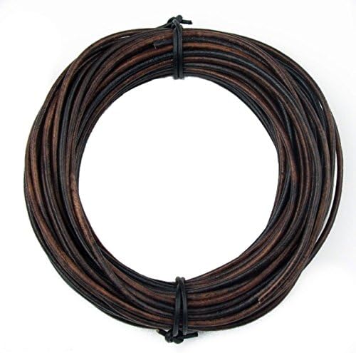 Xsotica Round Leather Cord 2mm Gypsy Sippa (10 Feet)