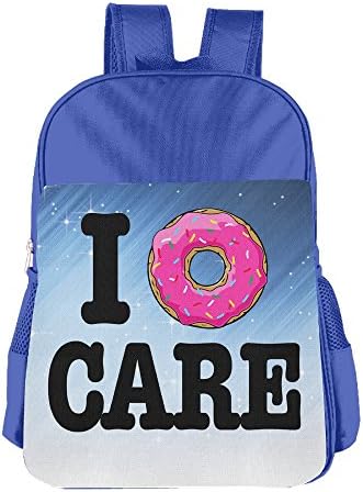XIAOHU I Dount Care For 4-15 Boy School Bookbag Backpack RoyalBlue