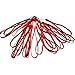 GTONEE 20PCS Bundle Colorful 7 Inch Durable Nylon Hand Wrist Strap Lanyard Straps/Strings Pack Rope for Hooking up Cellphone, Camera, iPod, Mp3, USB Flash Drives，PSP Wii ，Pedometer, Keychains (Red)