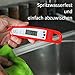 MEAT THERMOMETER - Digital Readout Lets You Cook Your Steaks To The Perfect Temp And Never Serve Under Cooked Chicken Again. Number 1 Rated For BBQ Grill, Smoker, Oven.