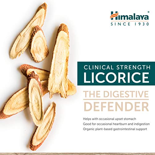 Himalaya Organic Licorice for Upset Stomach and Heartburn, 600mg, 2