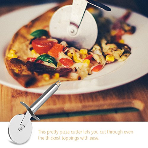 Pizza Cutter Wheel Super Stainless Steel Pizza Cutter Pizza Slicer With Non Handle & Hanging