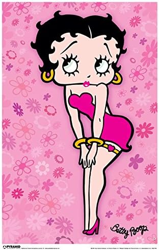 Betty Boop Flowers Poster - 11x17