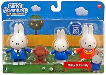 Jazwares MiffyS Adventures Big And Small - Miffy & Family