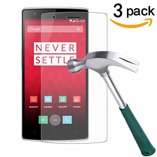 Oneplus one screen protector, tantek [bubble-free][hd-clear][anti…