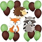 Woodland Creatures - Baby Shower or Birthday Party Balloon Kit