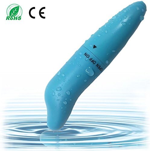Handheld Cordless Wand Massager:Mini Personal Body Massager-Portable Quiet and Waterproof Female Frequency Magic Vibrator Massage for Women and Men,Gift Included Battery Privacy Protection Bag(Blue)