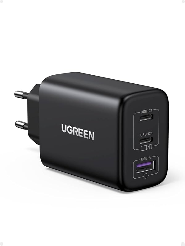 Carregador USB C Zapix 65W, Adaptador de Alimentação Tipo A PD 3.0 PPS Compatível com Galaxy S25/S25+/S25 Ultra/S24/S23, MacBook, iPad Pro/Air, iPhone 17 Pro MAX Air/16/15/14, Google Pixel — foto 1 de 7