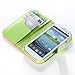 Generic Wallet PU Leather Case Card Holder Flip Case Cover for Samsung i9300 Galaxy S3 III - Retail Packaging - Lime/Green/Orange