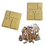 Forvel Silicone Christmas Gingerbread House / Chocolate Baking Mold Kit - Small