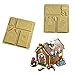 Forvel Silicone Christmas Gingerbread House / Chocolate Baking Mold Kit - Small