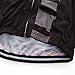Coconut Ropamo CR Men's Cycling Jersey Set Road Bike Jersey Zipper Pocket Bib Shorts with 3D Padded Cycling Clothing Kit Set (Black/Grey, M)