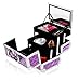 SHANY Chic Makeup Train Case Cosmetic Box Portable Makeup Case Cosmetics Beauty Organizer Jewelry storage with Locks, Multi trays Makeup Storage Box with Makeup Mirror - Purple