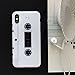 iPhone X Case, iPhone 10 Case, Ebetterr Retro Cassette Tape Protective Cover Shell, Slim Fit Shockproof Soft Flexible TPU Gel Silicone Case for iPhone X (2017)