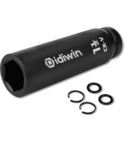 Sunex 548D 1" Drive Deep 6-Point Impact Socket – 1-1/2" Size, Chrome Molybdenum Steel