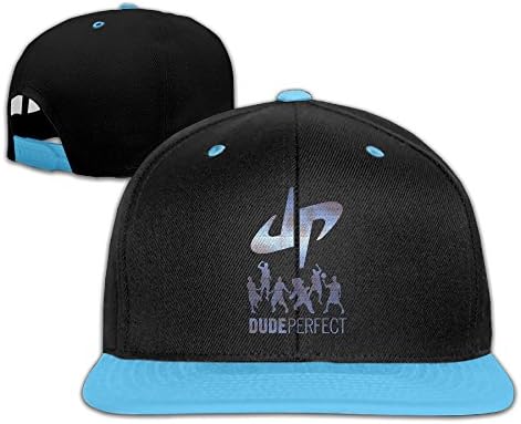 Kualday Kid's Dude Perfect 5 Best Friends And A Panda Adjustable Snapback Hip-hop Baseball Cap RoyalBlue