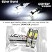 iJDMTOY Extremely Bright 7.5W High Power 912 921 906 Projector LED Reverse Light Bulbs, Xenon White