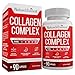 Multi Collagen Capsules - (Types I, II, III, V, X) 90 Capsules Grass Fed Collagen Peptides Enhanced Absorption for Anti-Aging, Hair Growth & Nails, Healthy Joints & Skin, Hydrolyzed Protein Supplement