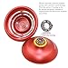 MAGICYOYO Metal Yoyos K7 Responsive Yoyo Ball for Beginners with Bag + Glove + 5 Strings -- Red