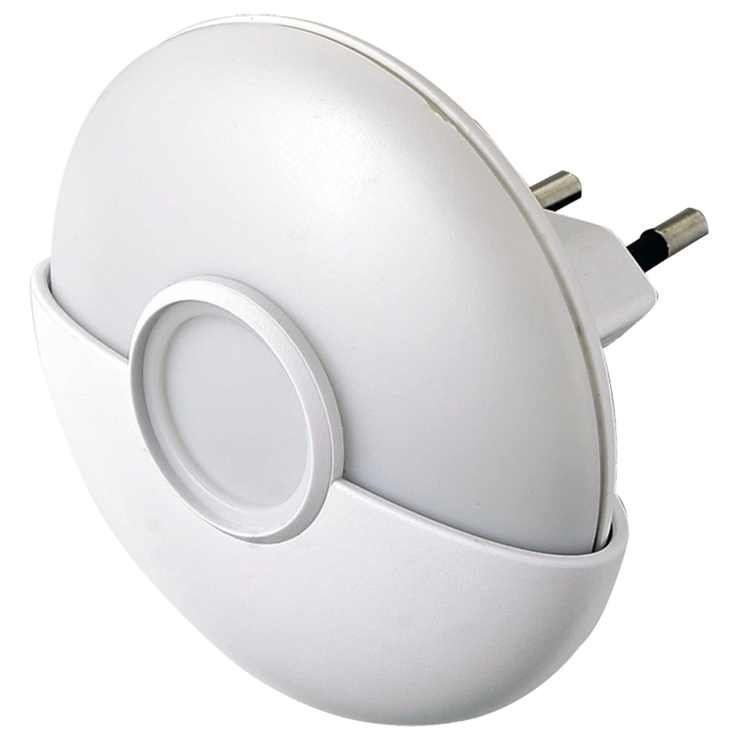 Electraline 58304 LED Night Light with Twilight Sensor, White/Transparent