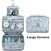 Hanging Travel Toiletry Bag Cosmetic Make up Organizer for Women and Girls Waterproof (A-Flamingo Large)