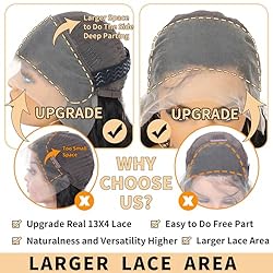 Deep Wave Lace Front Wigs Human Hair 13x4 HD
