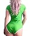 Littleforbig Adult Baby Diaper Lover (ABDL) Button Crotch Romper Onesie Pastel Series Green XXL