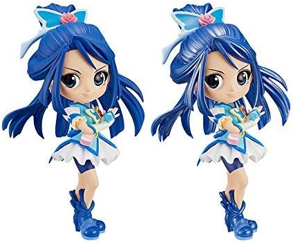 Japan lottery Yes! Pretty 5GoGo! Q posket-CureAqua- Cure Aqua Whole Set of 2 (Usually Color Ver. + Rare Color Ver.)