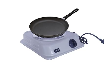 MOLO Aluminum Electric Hot Plate, Cream