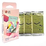 LG Pocket Photo Printing Paper Zink Sticker 30 sheet (10 sticker sheet x 3 pack)