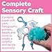 Creativity for Kids Magical Pom Pom Keychains Craft Kit - Create 5 Backpack Accessories