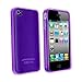 LE Purple TPU Flexible Case For Apple Iphone 4 4G