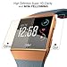 Epuly for Fitbit Ionic Screen Protector 10 Pack, for Fitbit Ionic Accessories [Case Friendly][Full Coverage][Bubble-Free][No Lifted Edges] HD Film Screen Protector for Fitbit Ionic Smart Watch