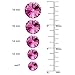 SWAROVSKI Crystal, 1122 Rivoli Fancy Stones 14mm, 2 Pieces, Silk Foiled