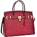Women's Handbag Large Tote Satchel Purse Top Handle Shoulder Bag Work Bag with Wallet
