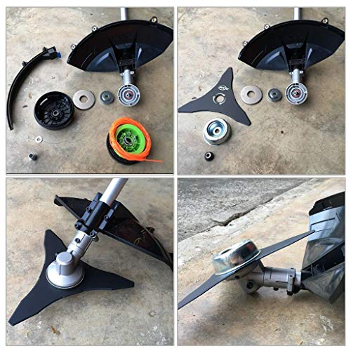 image for Skelang 4 Pcs Gardening Machine Lawn Mower Blade Adapter Attachment, B