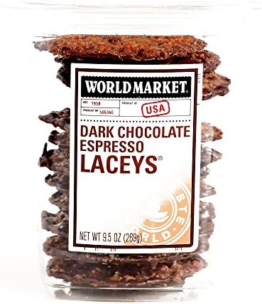 Dark Chocolate Espresso Laceys 9.5 oz each (4 Items Per Order)