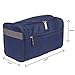 TravelMore Hanging Travel Toiletry Bag Organizer & Bathroom Hygiene Dopp Kit with Hook for Traveling Accessories Toiletries Bathroom Shaving & Makeup for Men and Woman - Blue