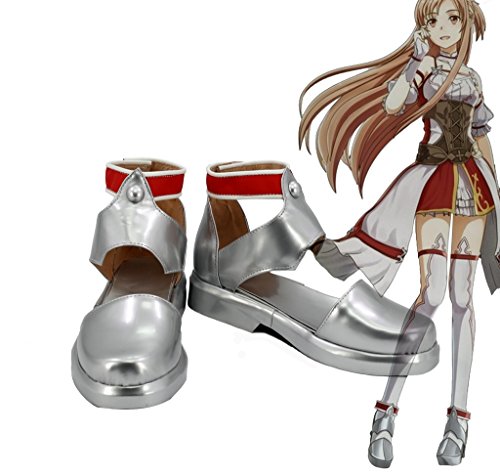 Sword Art Online Hollow Realization Yuuki Asuna Cosplay Shoes Boots Custom Made