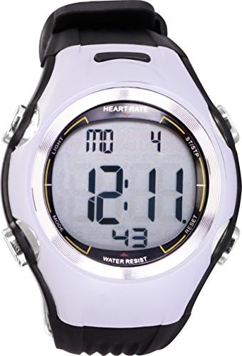 Smart Heart Rate Monitor Watch - Sports Fitness Watch with Soft Silicone Band and Adjustable Strap - Built-In Pulse Sensor and Stop Watch– by Utopia Fitness
