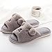 Women's Soft Indoor Clog Slippers Open Toe Plush Memory Foam House Slipper Slip On Cute Animal Indoor Shoe