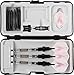 Fat Cat Pink Lady Steel Tip Darts with Storage/Travel Case, 20 Grams
