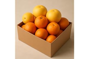 GENERIC Fresh California Premium Navel Oranges and Grapefruit | Citrus Fruit Gift Box | Bulk (10 Pounds)
