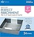 Parchment Paper Sheets for Baking: Oven Safe Parchment Paper, Parchment Sheets, Bakery Quality Baking Paper for Perfect Results, High Temperature, Cooking Sheets, 24 Count, 8 Inch Square